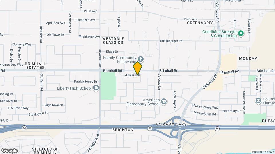 10711 4 Bears Dr Map and Location Details