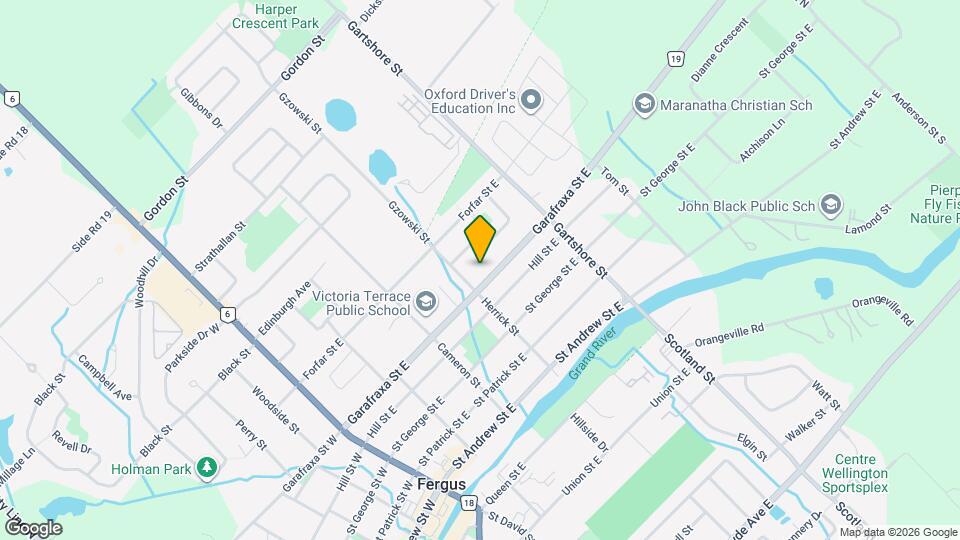 520 Gzowski St Map and Location Details