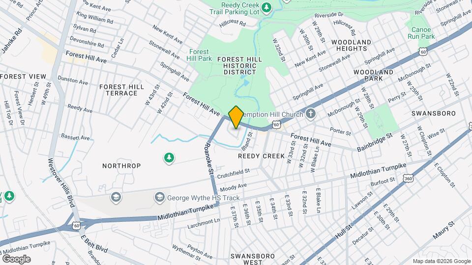 3707 Brookside Rd Map and Location Details