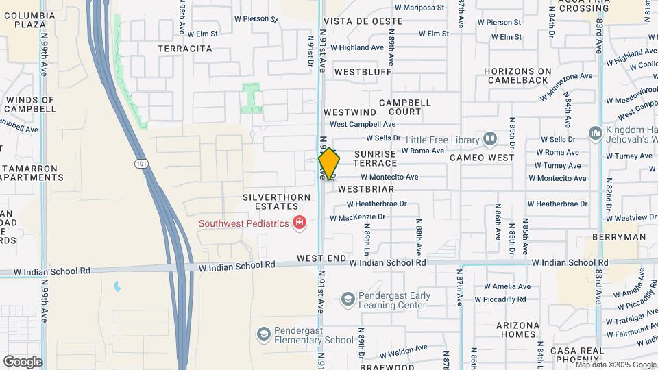 4310 N 90th Dr Map and Location Details