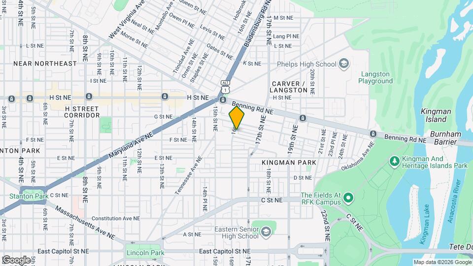 615 16th St NE Map and Location Details