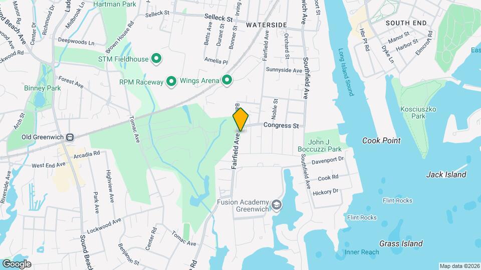 564 Fairfield Ave Map and Location Details