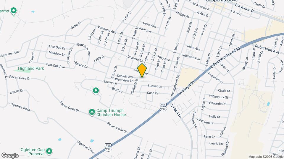 601 Westview Cir Mapa y Detalles de la Ubicación