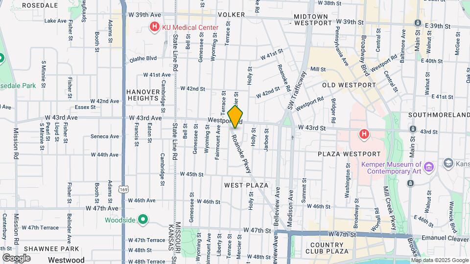 4325 Roanoke Pkwy Map and Location Details