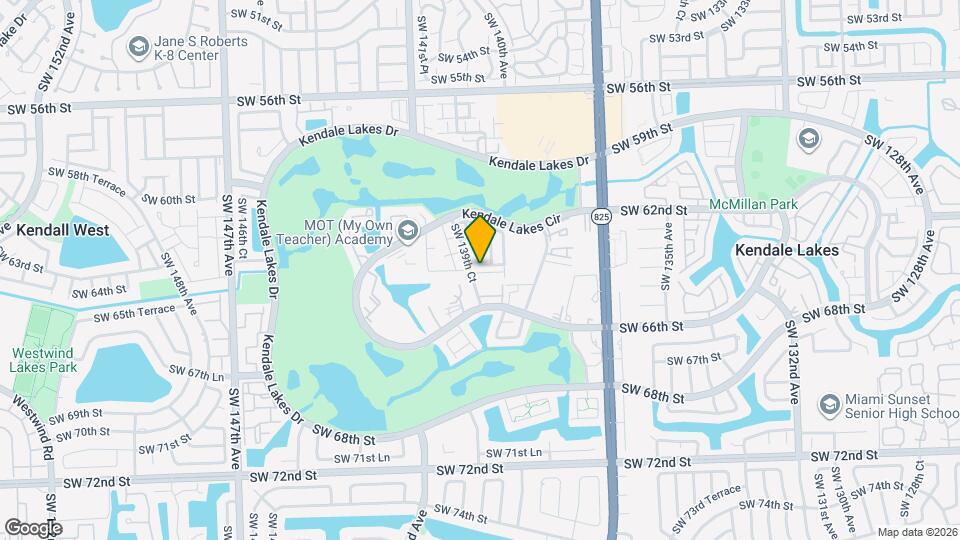 13889 SW 64th St Map and Location Details