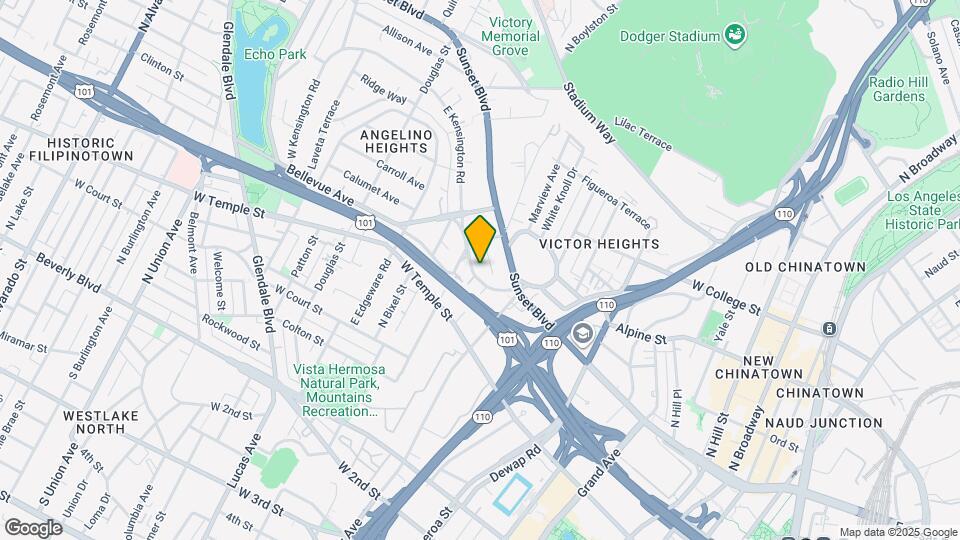 1157 Bellevue Ave Map and Location Details