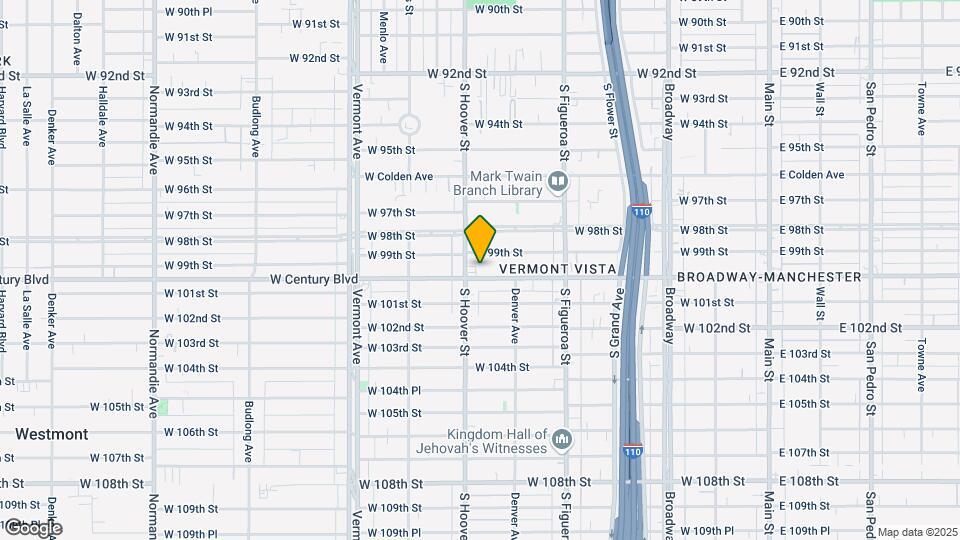 647 W Century Blvd Map and Location Details