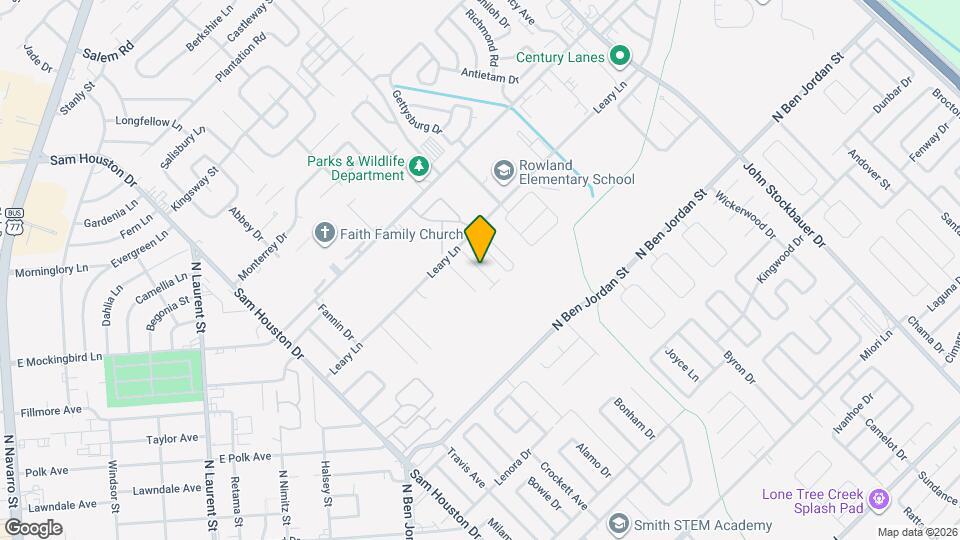 2601 Leary Ln Map and Location Details