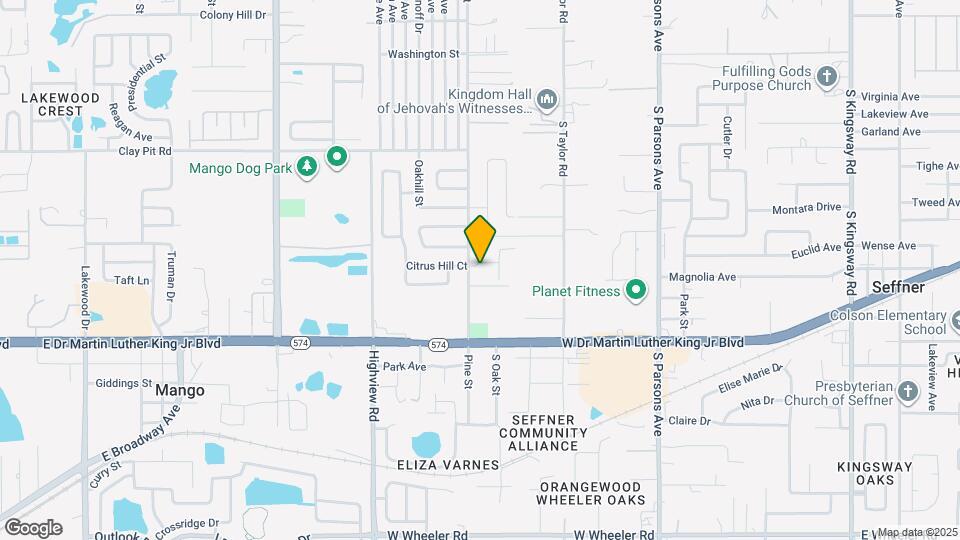 1117 Citrus Hill Ct Map and Location Details