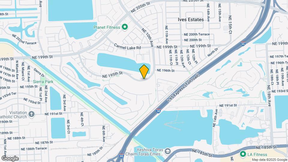 900 NE 195th St Map and Location Details