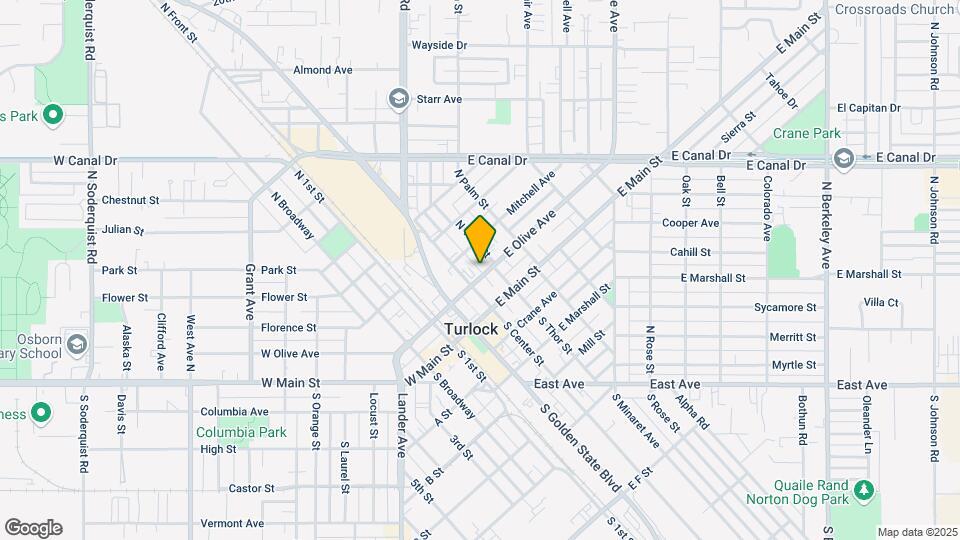 355 E Olive Ave Mapa y Detalles de la Ubicación
