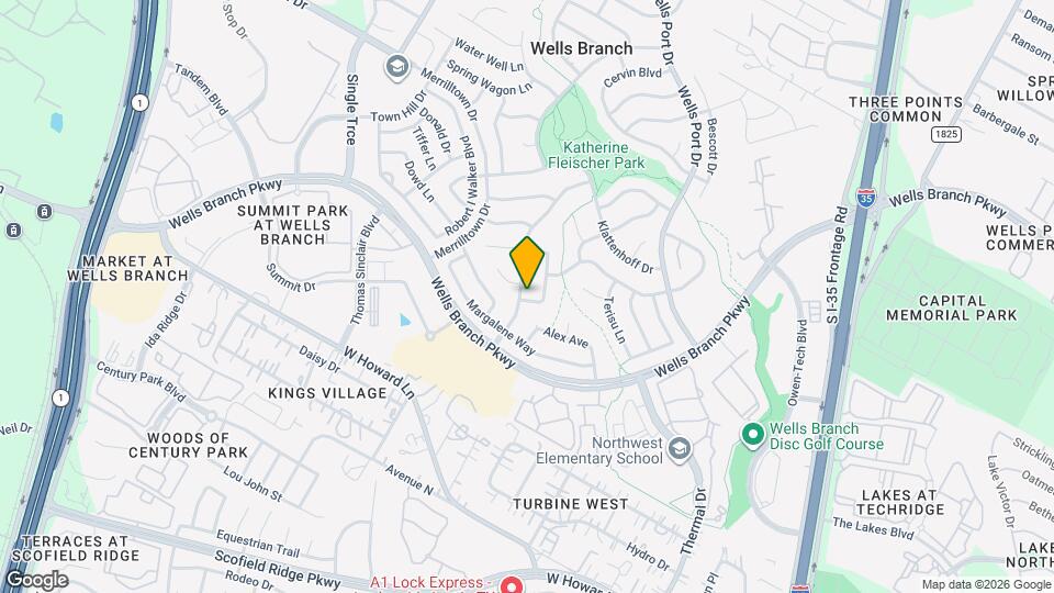 2141 Surrender Ave Map and Location Details