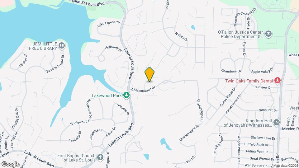 704 Briarwood Ter Mapa y Detalles de la Ubicación