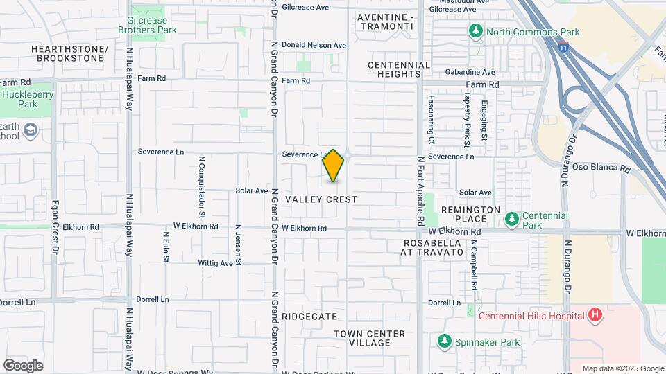 7305 Gentle Valley St Map and Location Details