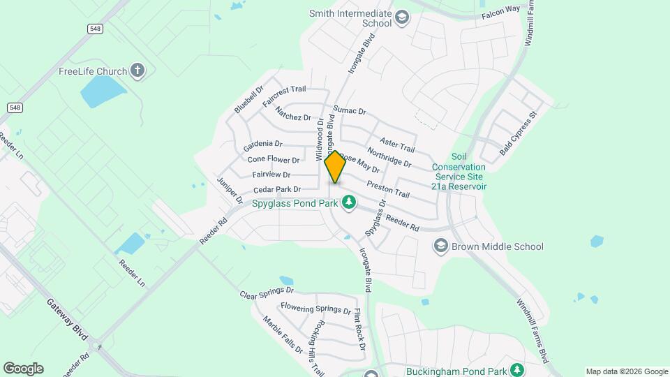 2201 Green Hill Dr Map and Location Details