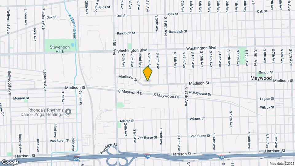 842 S 21st Ave Map and Location Details