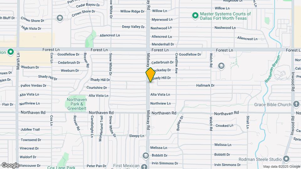 11510 Midway Rd Map and Location Details