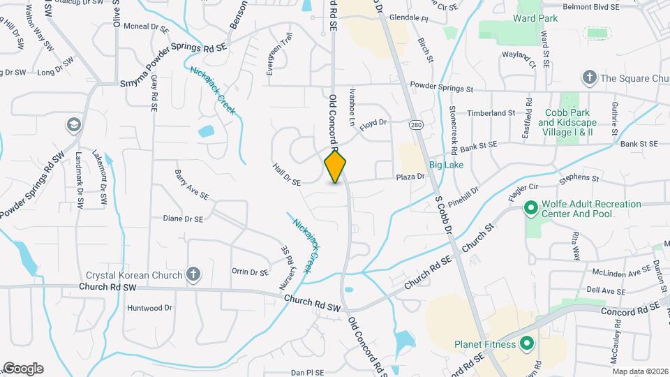 1156 Magnolia Way SE Map and Location Details