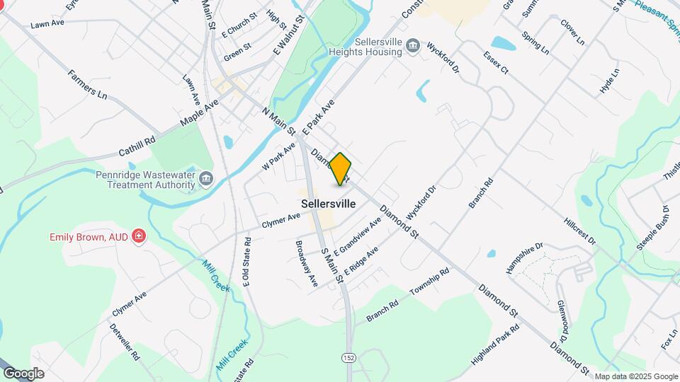 Sellersville Senior Apartments Map and Location Details