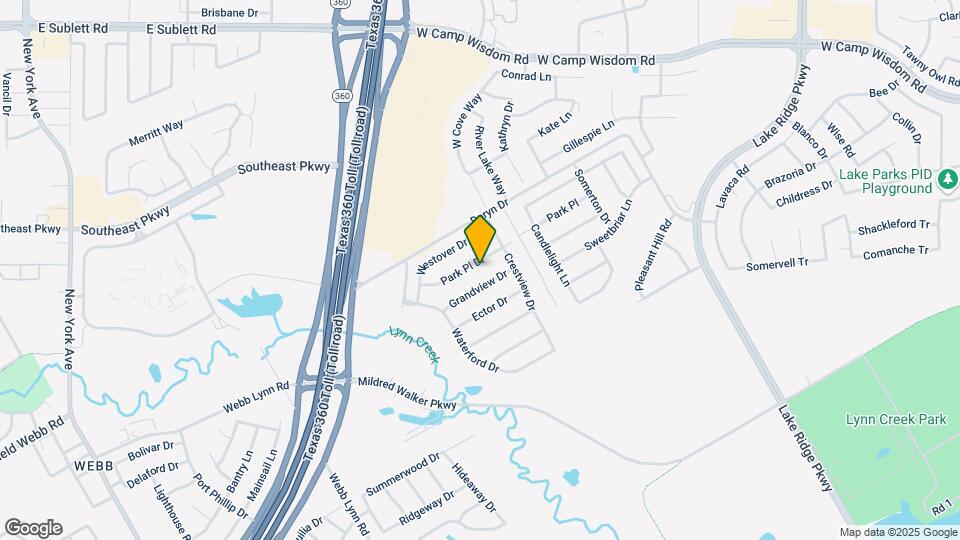 2835 Park Pl Dr Map and Location Details