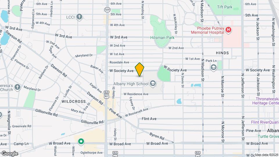 903 W Tift Ave Map and Location Details