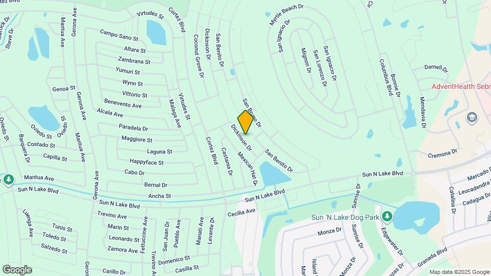 6935 Dickinson Dr Map and Location Details