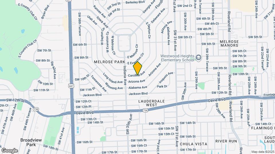 1032 Carolina Ave Map and Location Details