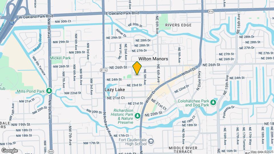 333 NE 24th St Map and Location Details