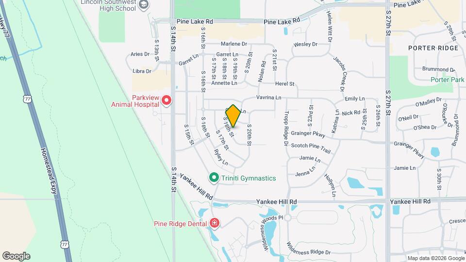 1800 Miranda Ct Map and Location Details