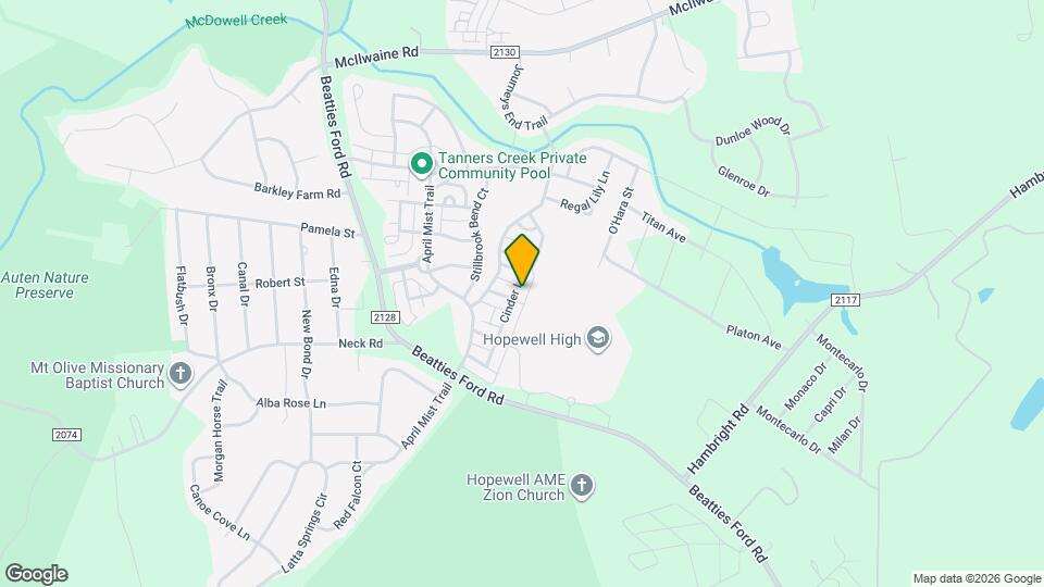 8927 Cinder Ln Mapa y Detalles de la Ubicación