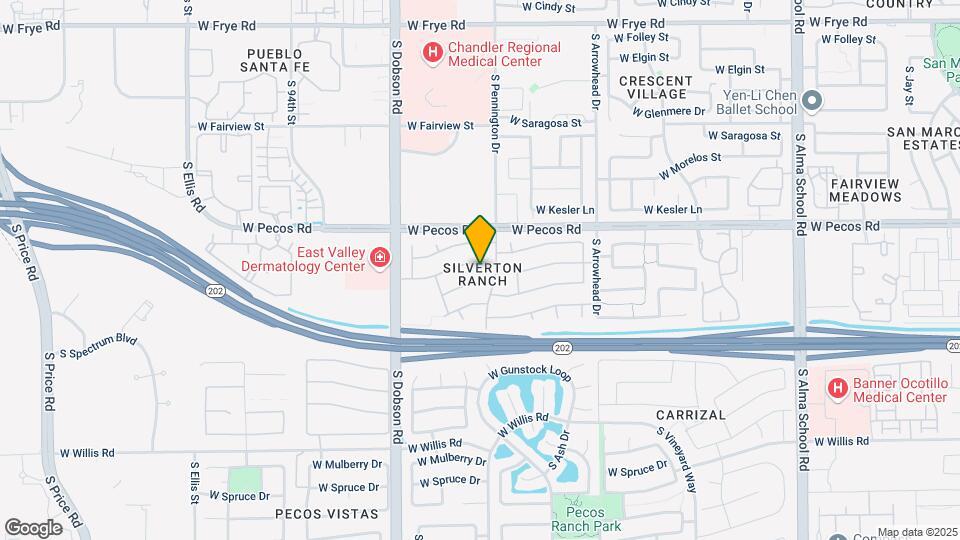 1783 W Springfield Way Mapa y Detalles de la Ubicación