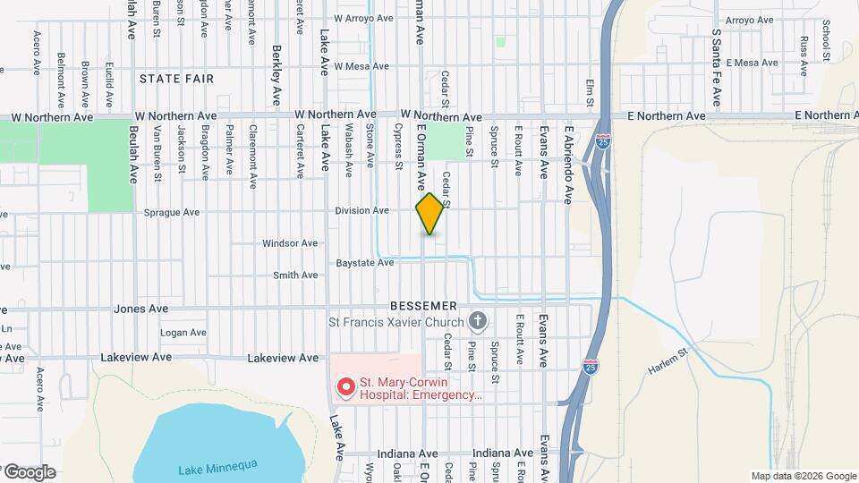 1528 E Orman Ave, Unit 1528 1/2 E Orman Ave, Pueblo, CO 81004 Map and Location Details