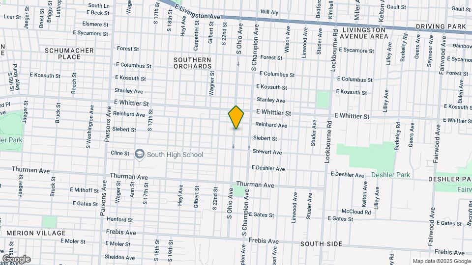 1118 S Ohio Ave Map and Location Details