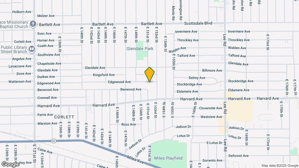 15102 Edgewood Ave Map and Location Details