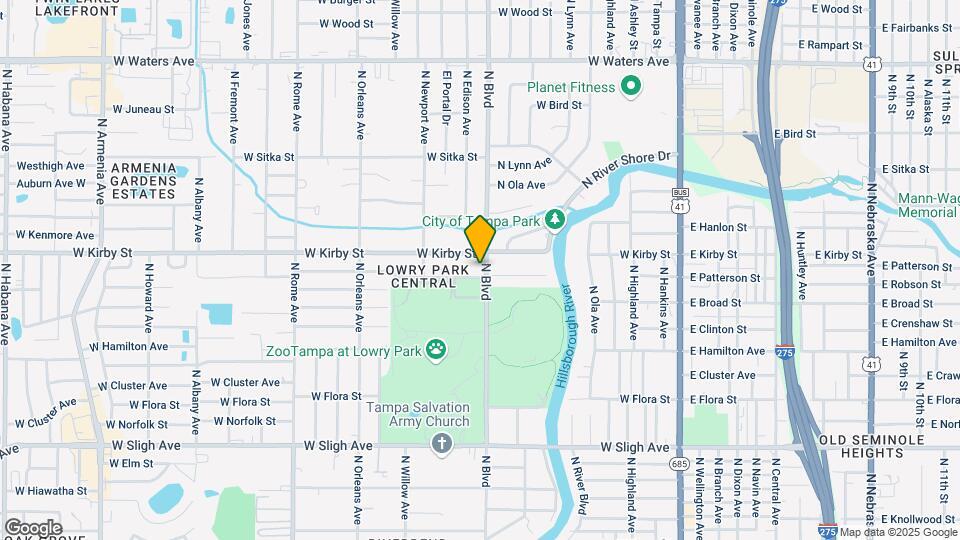 7602 N Blvd Map and Location Details
