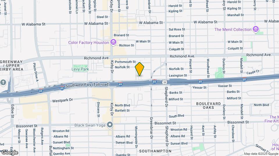Furnished Studio-Houston - Greenway Plaza Mapa y Detalles de la Ubicación