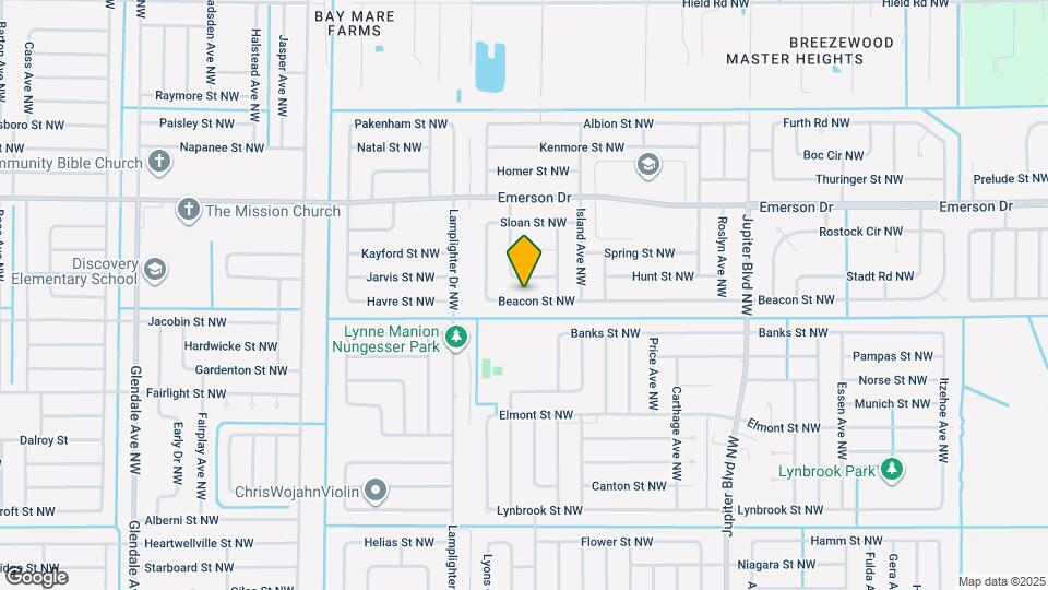 1163 Beacon St NW Mapa y Detalles de la Ubicación