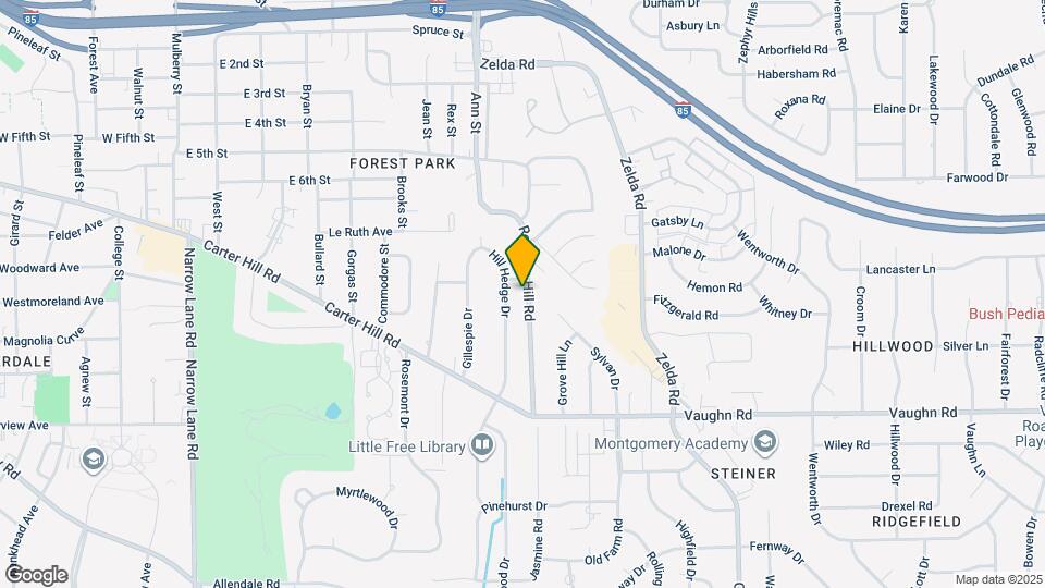 1820 Robison Hill Rd Map and Location Details