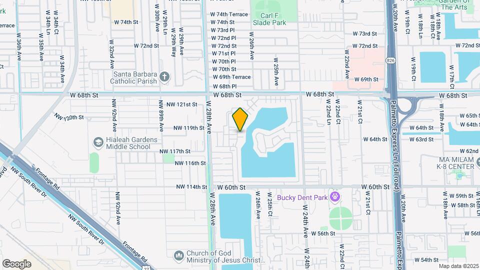 6465 W 27th Ave Map and Location Details