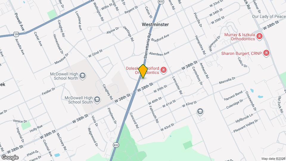 3727 Sterrettania Rd Map and Location Details