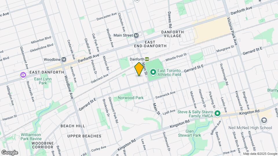 87 Enderby Rd Map and Location Details