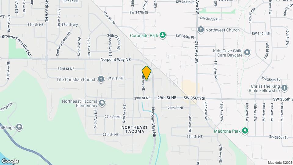 2939 59th Ave NE Mapa y Detalles de la Ubicación