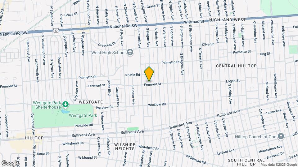 299 S HAGUE AVE Mapa y Detalles de la Ubicación
