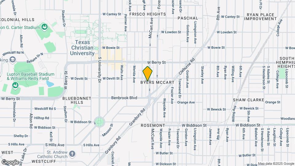 3212 McCart Ave Mapa y Detalles de la Ubicación