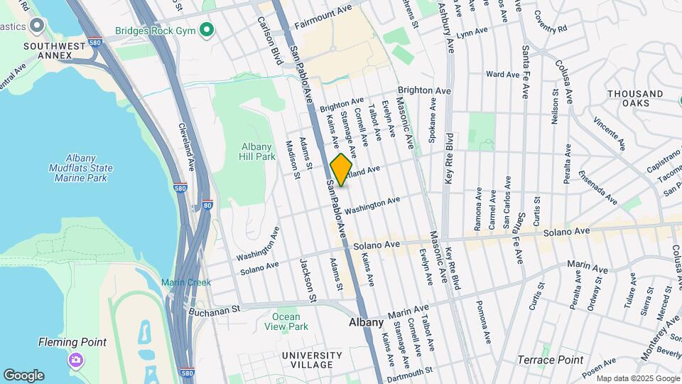 727 San Pablo Ave Map and Location Details