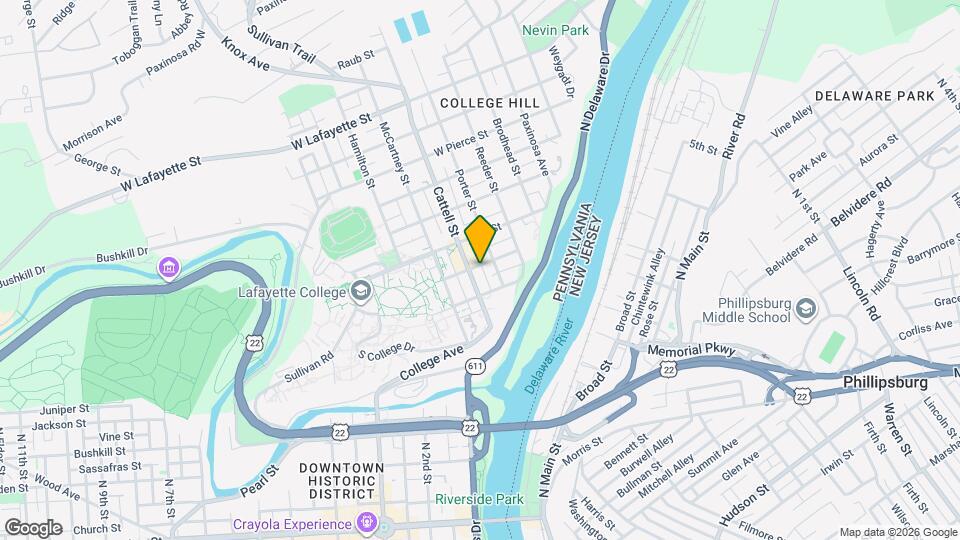 133 Cattell St Map and Location Details