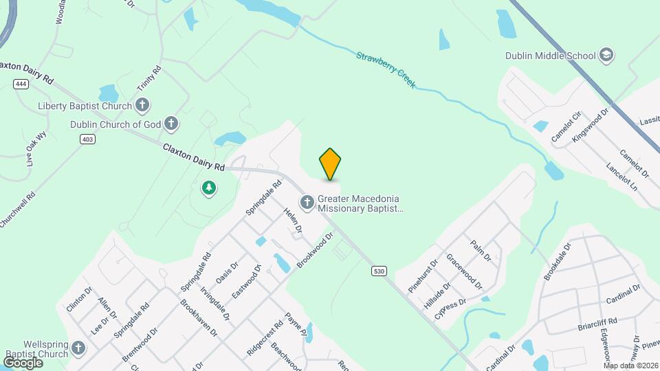 1821 Claxton Dairy Rd Map and Location Details