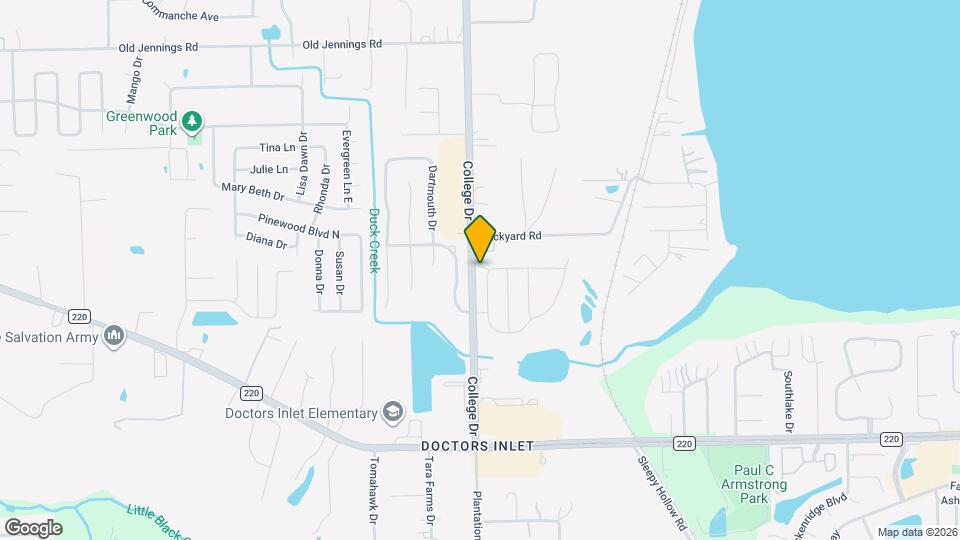 1812 Northglen Cir Mapa y Detalles de la Ubicación