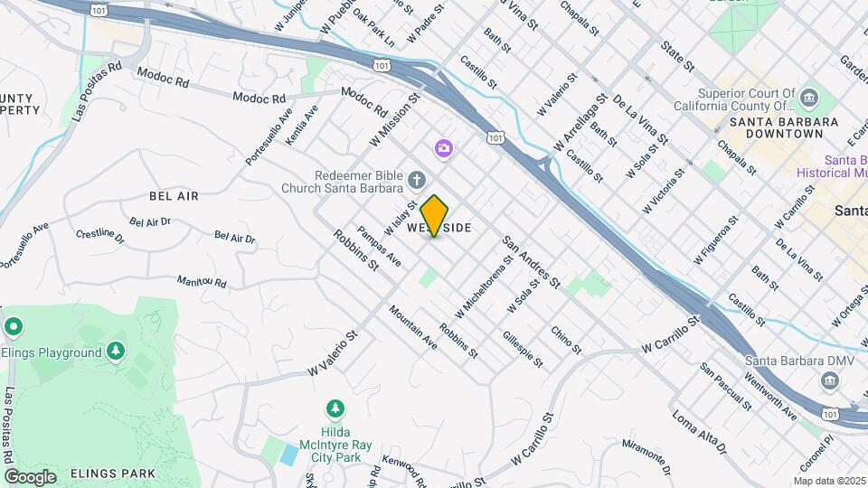 813 W Valerio St Map and Location Details