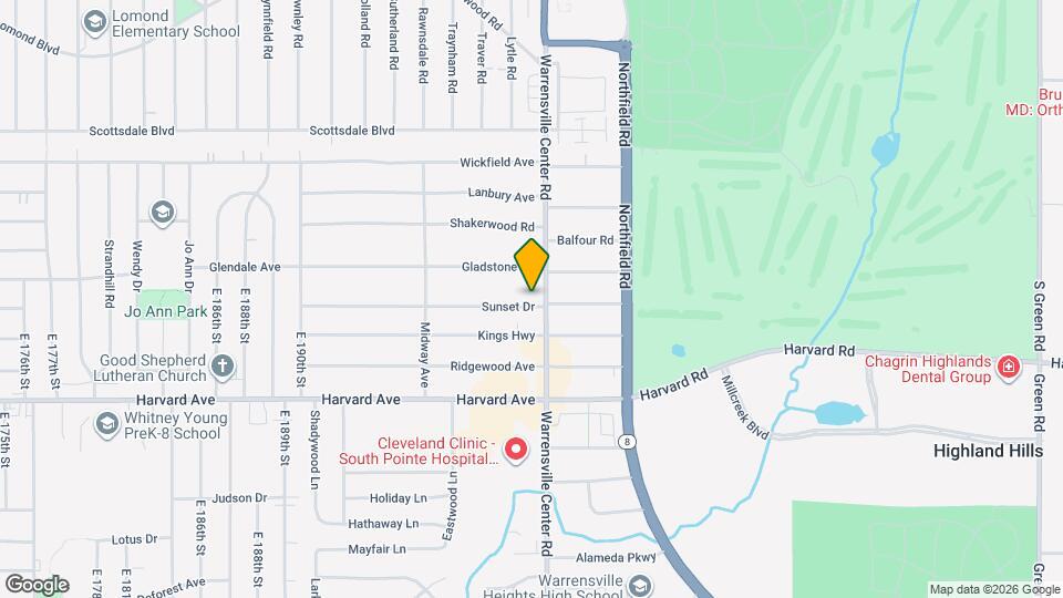 20215 Sunset Dr Map and Location Details